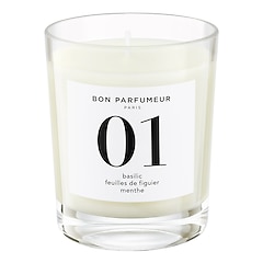 Basilic, Feuilles De Figuier, Menthe - Bougie parfumée, BON PARFUMEUR